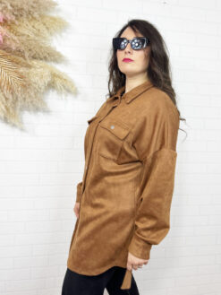 GIACCA LUNGA IN SUEDE