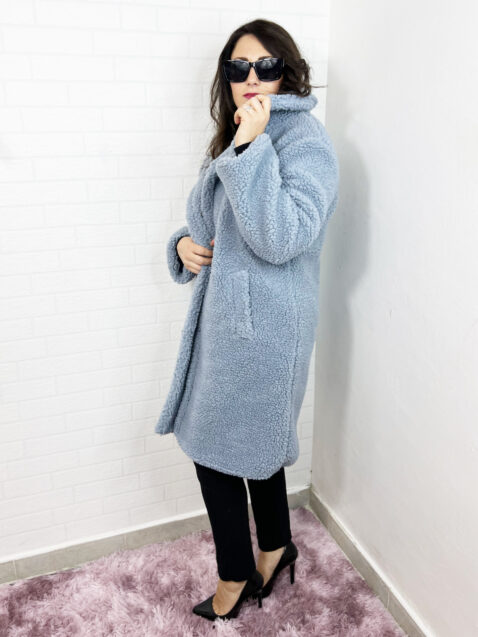 CAPPOTTO TEDDY UN BOTTONE