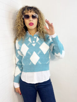 MAGLIA ROMBI ANNI 90