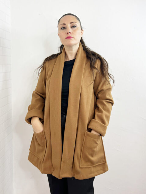 BLAZER OVER COLLO A SCIALLE