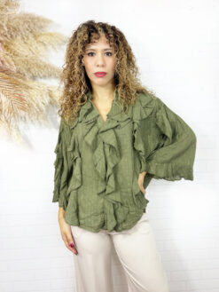 BLUSA VOLANT OFFERTA LANCIO