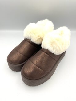 STIVALETTO IN PELLICCIA SINTETICA