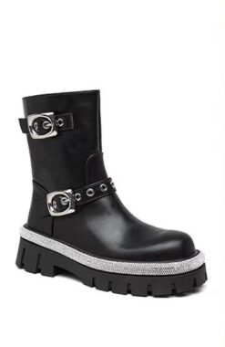 STIVALETTO CON PLATEAU