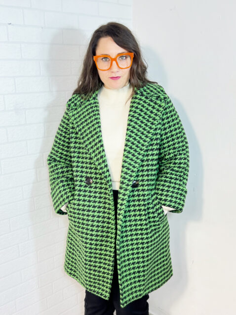 CAPPOTTO PIED DE POULE