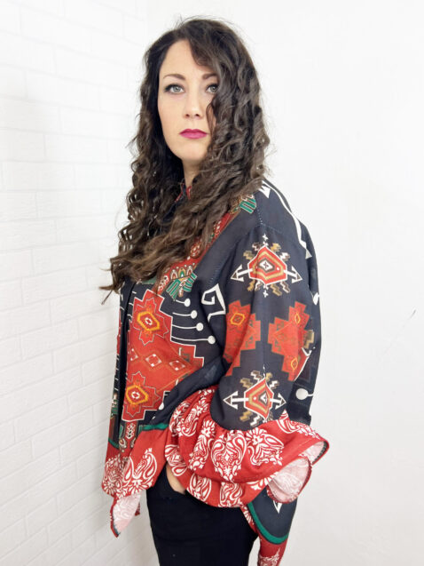 CAMICIA OVER CON BALZE - immagine 3