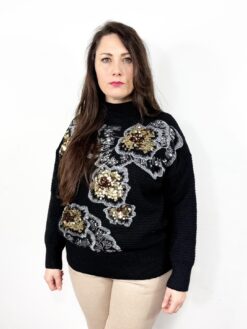MAGLIA CON PAILLETTES